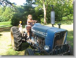 Ciara at the Landess' house in Tapahannock.