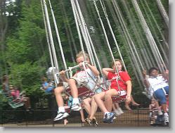 Winding down on the swing ride.