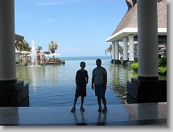 Joshua and Ciara at Mayan Palace resort.