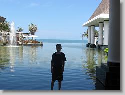 Joshua at Mayan Palace resort.