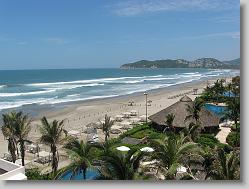 View from our balcony towards Acapulco.