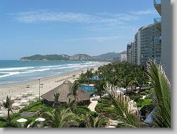 View from our balcony towards Acapulco.