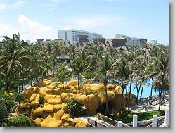 View from our room of the resort.