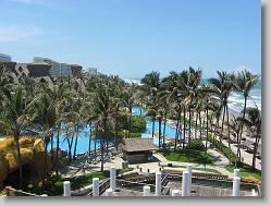 View from our room of the resort.