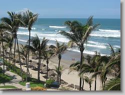 View from our room of the resort.