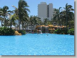 Poolside.