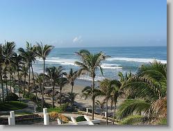 Oceanfront from the room.