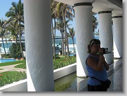 Ciara taking some video.