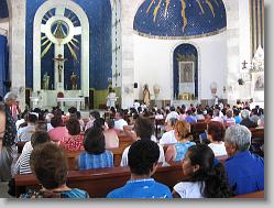 Sunday morning mass