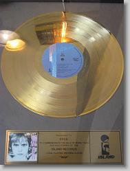 U2 gold record (War)