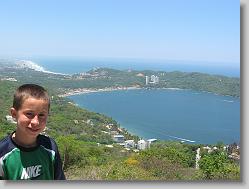 Joshua overlooking Puerto Marques Bay