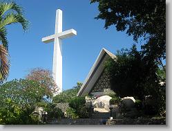 The Peace Chapel, high above Acapulco.
