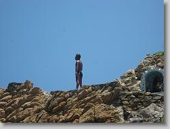 Cliff Diver at top.