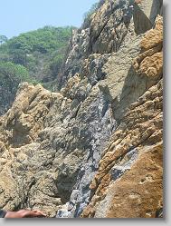 Cliffs at La Quebrada.