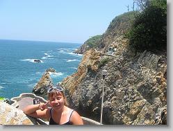 Ciara at La Quebrada