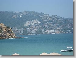 Looking across Acapulco bay