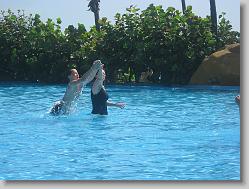 Aliza and Ciara at the pool.