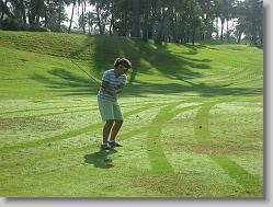 Ciara on the course.