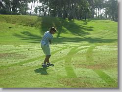 Ciara on the course.