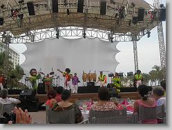 Cuban night at the Mayan Palace.