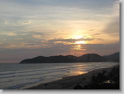Sunset.