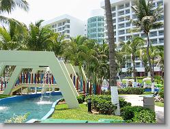 Water park at the hotel.