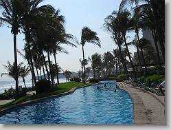 Kilometic pool at the hotel