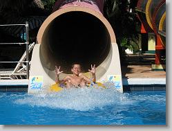 Joshua at the waterpark.
