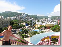 View from top of tube ride at the waterpark.  Looking inland.