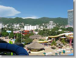 View from top of tube ride at the waterpark.  Looking inland.