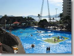 Wave pool at Cici waterpark