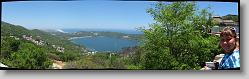Panoramic photo (4 pictures) of Puerto Marques Bay
