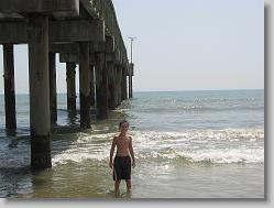 Joshua at St. Augustine beach.