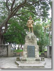 Ponce de Leon (at Fountain of Youth, St. Augustine).