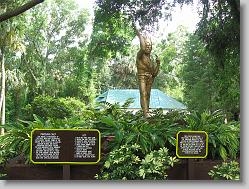 Settlement exhibit (Fountain of Youth, St. Augustine)