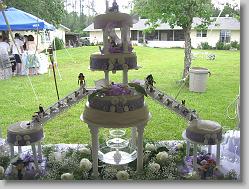 Kevin and Lynn's wedding cake
