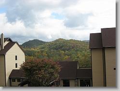 View of the mountaintop from the conference center.