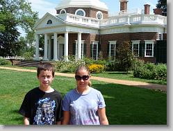 Joshua and Ciara at Monticello.