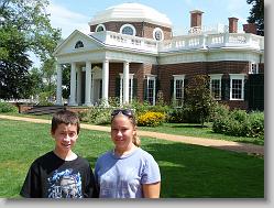 Joshua and Ciara at Monticello.
