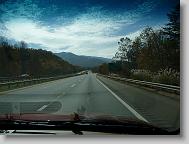 Driving I-40 to Ridgecrest.