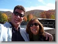 Glenn and Aliza at Lake Susan in Montreat.