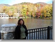 Aliza at Lake Susan in Montreat.