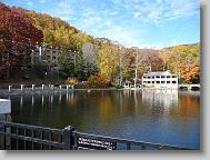 Glenn and Aliza at Lake Susan in Montreat.