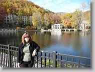 Aliza at Lake Susan in Montreat.