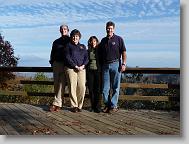 Jerry and Nancy  Parker, Glenn and Aliza Travis at Ridgcrest, N.C.