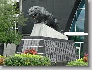 Outside Bank of America Stadium