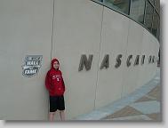 Outside NASCAR Hall of Fame in downtown Charlotte, NC.