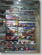 Jeff Gordon car collection.
Just a few of the thousands collected by a fan.