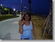 Ciara on the boardwalk