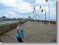 Ciara on the boardwalk